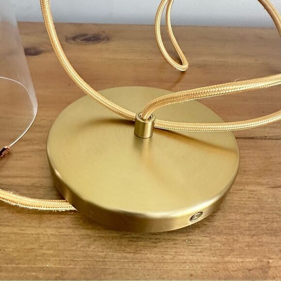 West Elm Antique Brass Pendant With Bell Pendant - Picture 5 of 9